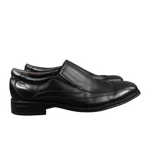 Dockers Dress Shoes Mens 13 Loafers Slip On Leather Black Professional Classic